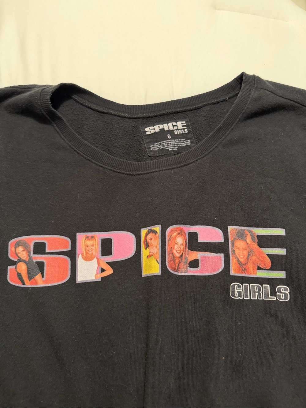 Spice Girls torrid Black Graphic Sweater. Plus size 6!